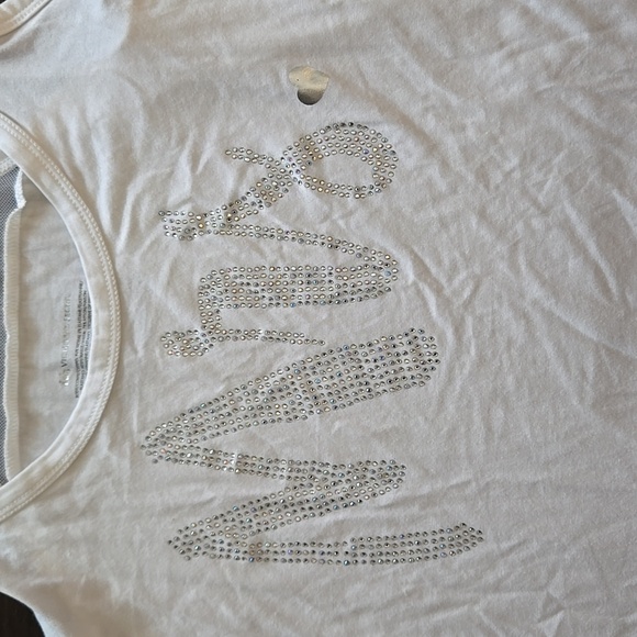 Victoria's Secret I Do Collection White Racerback Tunic NWT L/G - Picture 2 of 8